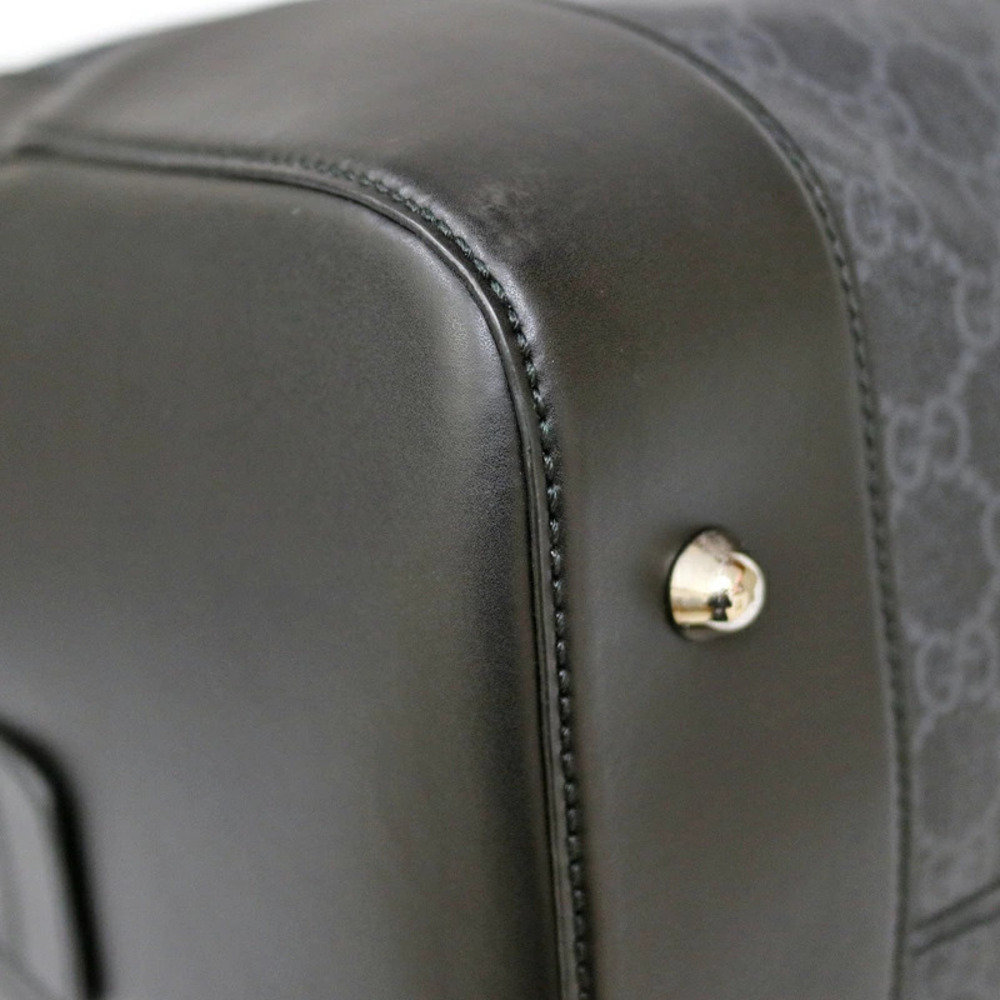 GUCCI Boston Bag Travel GG Leather Black - Picture 6 of 10